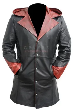 Devil May Cry Dante Leather Trench Coat