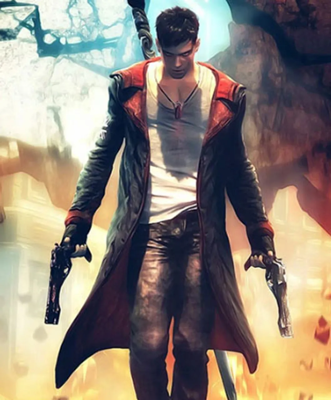 Devil May Cry Dante Leather Trench Coat