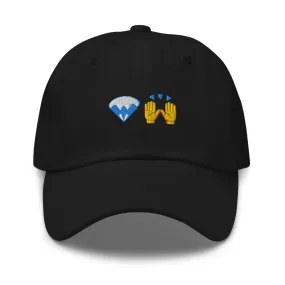 Diamond Hands Emoji Dad Hat