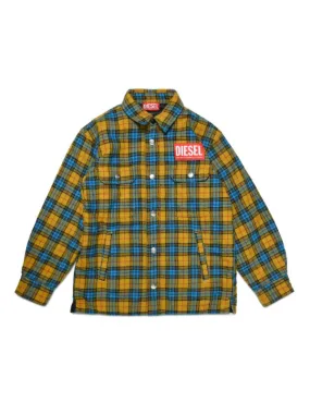 Yellow Plaid Button-Up by Diesel