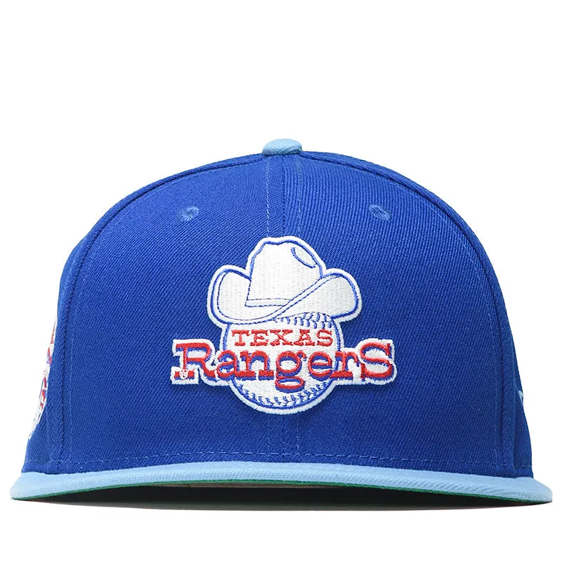 Diet Starts Monday x New Era Texas Rangers 59FIFTY Fitted Hat - Blue