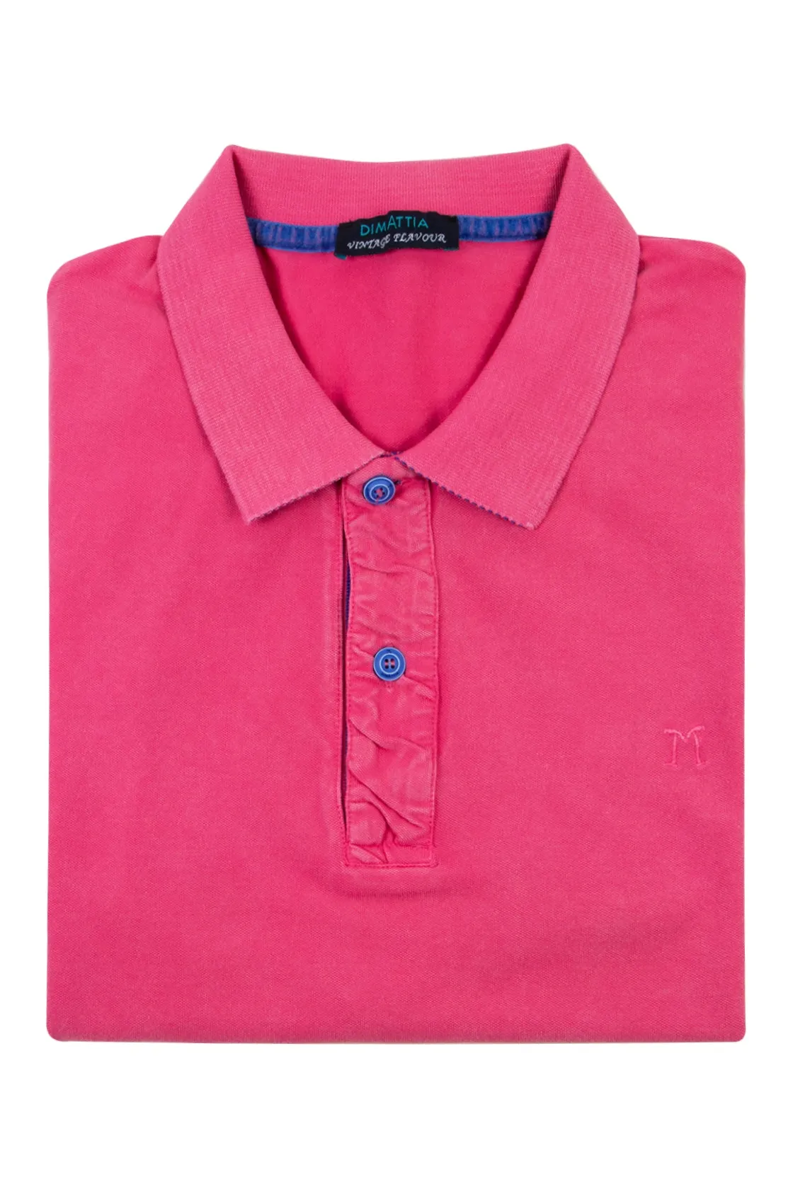 Dimattia Pink Knit Polo