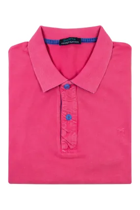 Dimattia Pink Knit Polo