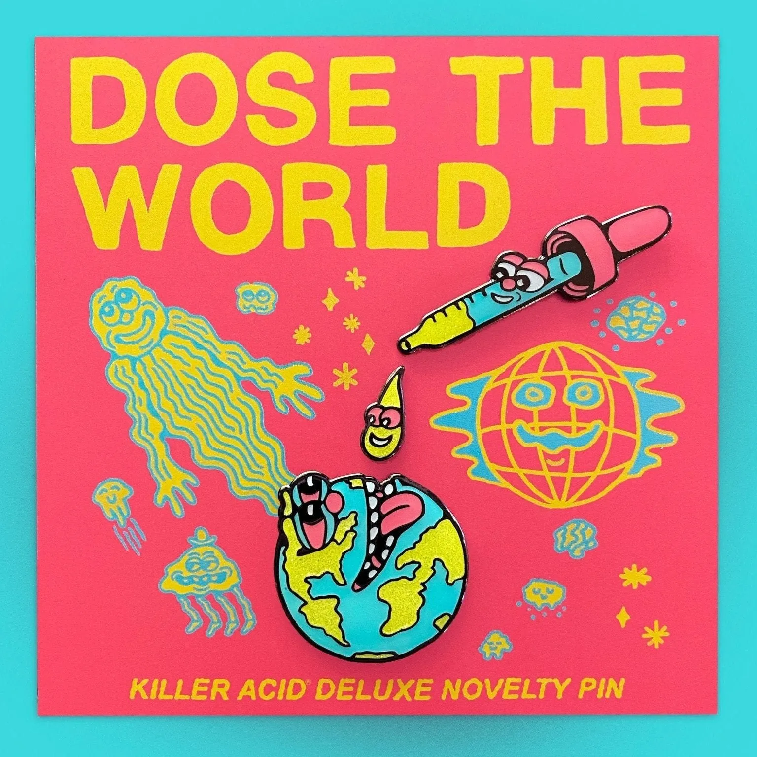 Dose The World Enamel Pin Set