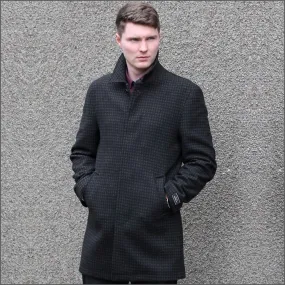 Charcoal Car Coat