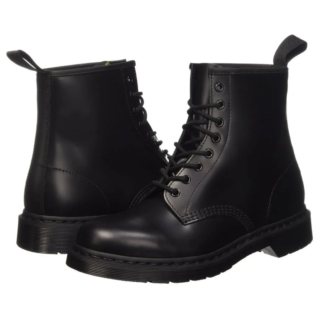 Dr. Martens 1460 8 Eyelet Mono Smooth Black Unisex Boots - UK 6.5