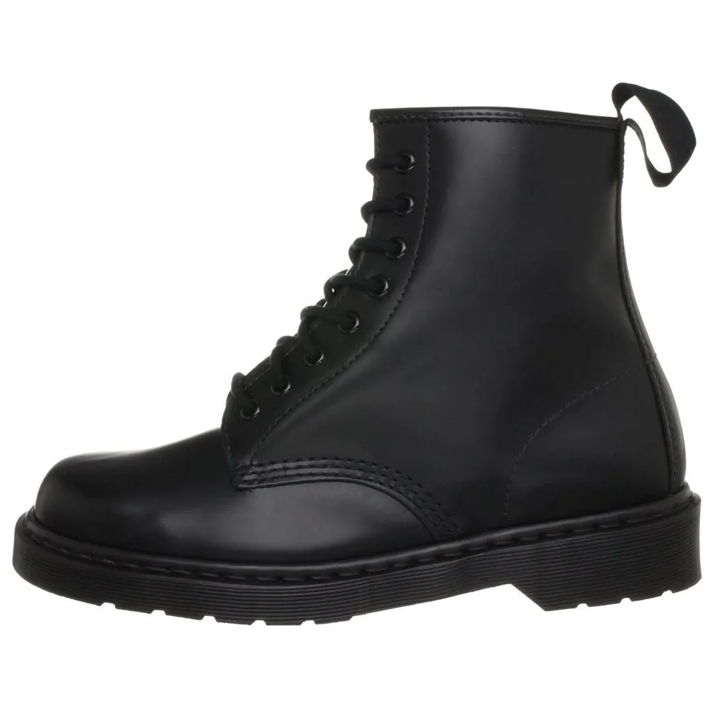 Dr. Martens 1460 8 Eyelet Mono Smooth Black Unisex Boots - UK 6.5