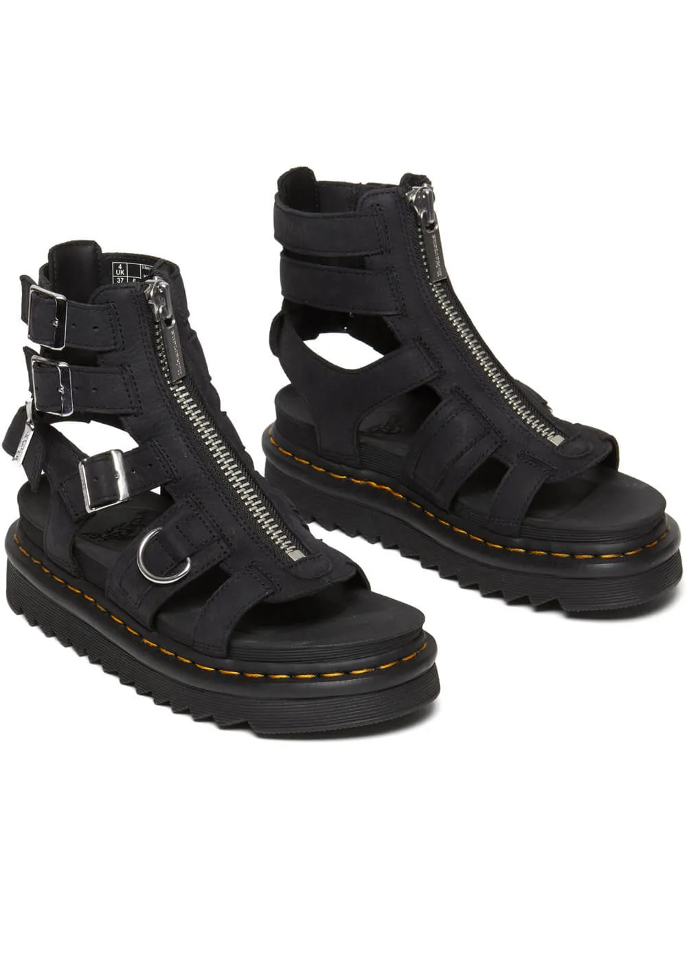 Grey Dr. Martens Olson Sandals