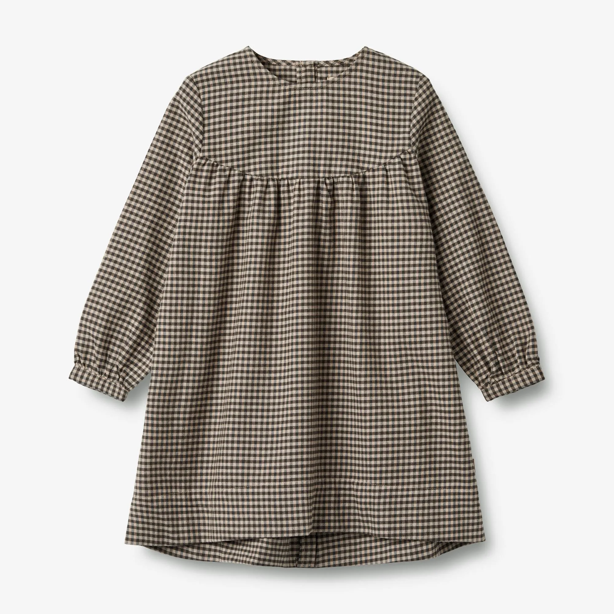 Dress L/S Fenja - raven check