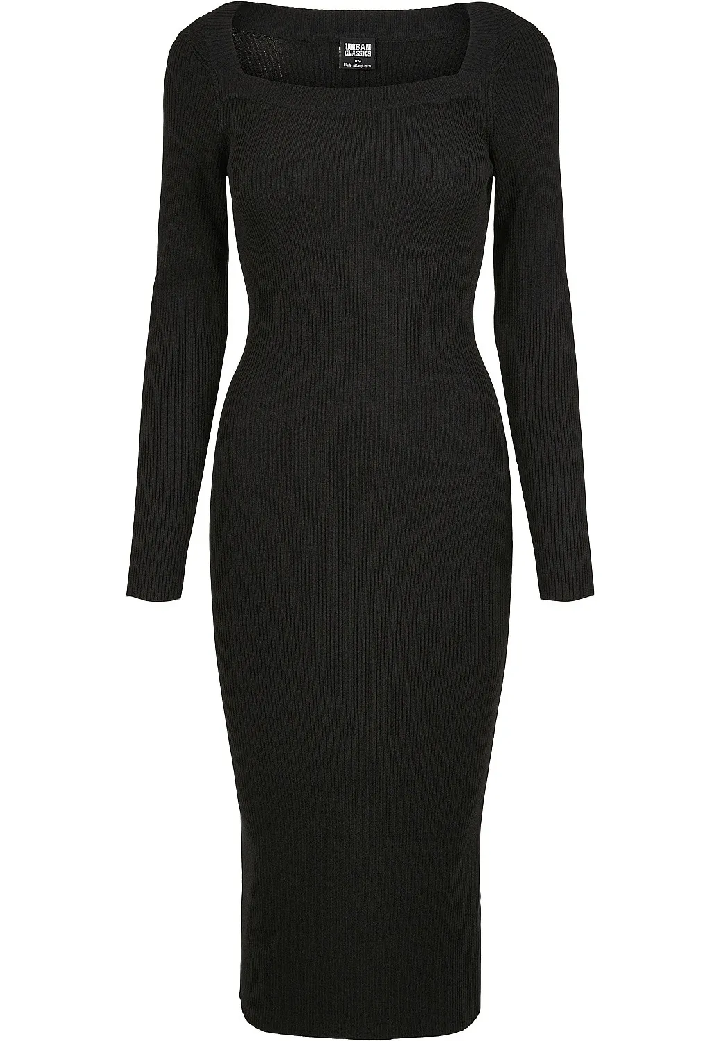 dress Urban Classics Long Knit/TB4526 - Black - women´s