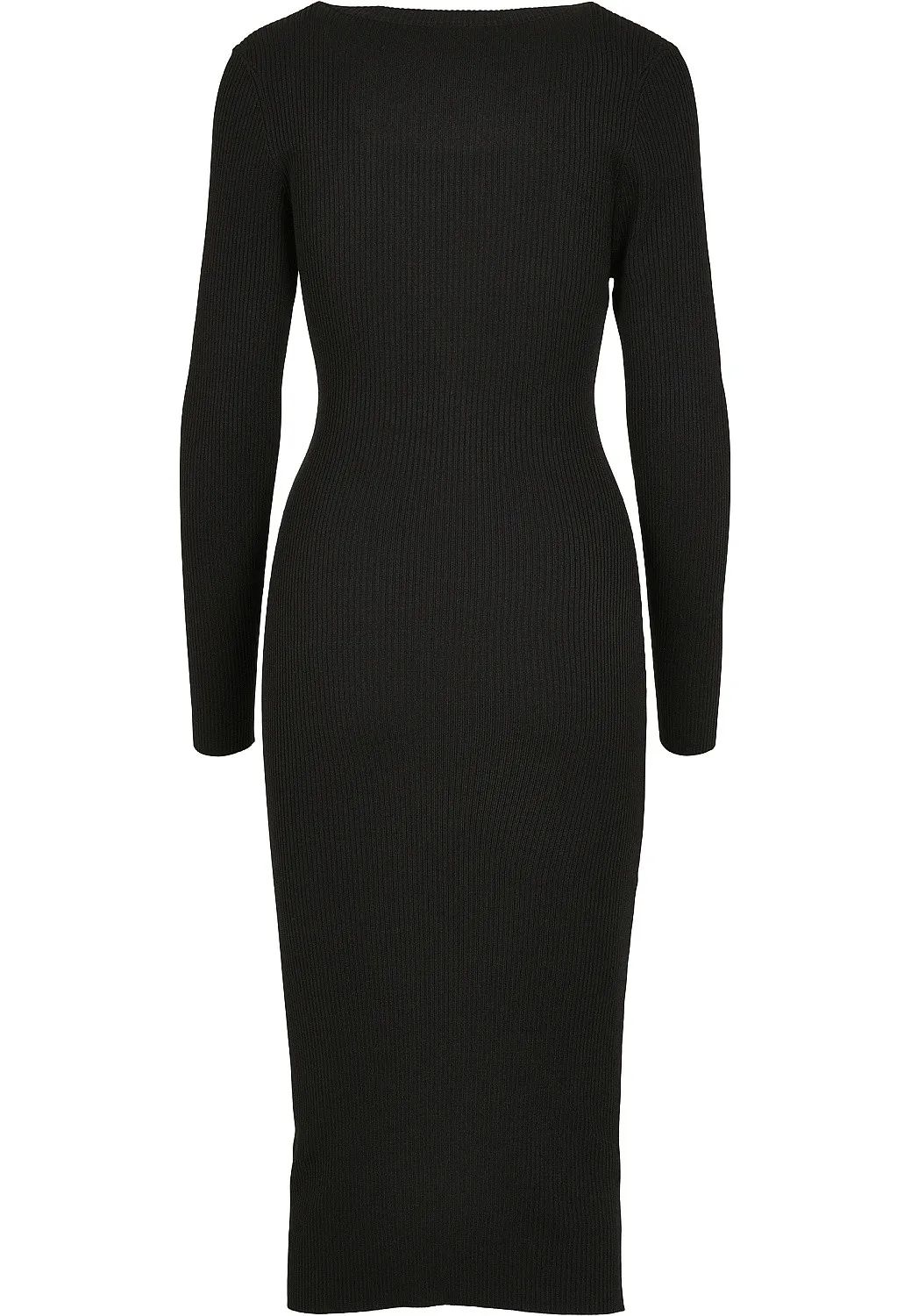 dress Urban Classics Long Knit/TB4526 - Black - women´s