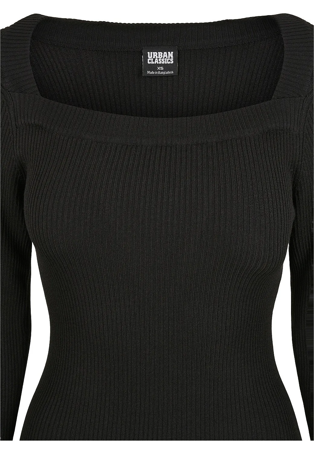 dress Urban Classics Long Knit/TB4526 - Black - women´s