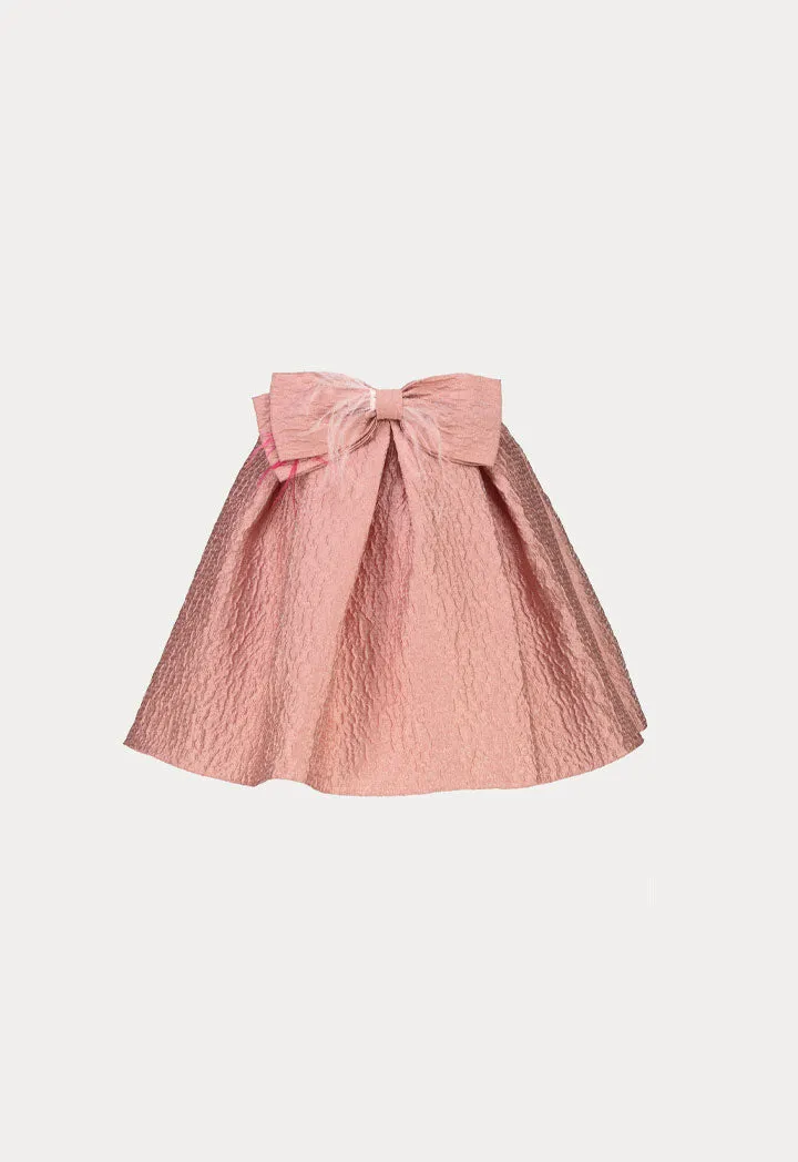 Dress with Bow Detail Combination