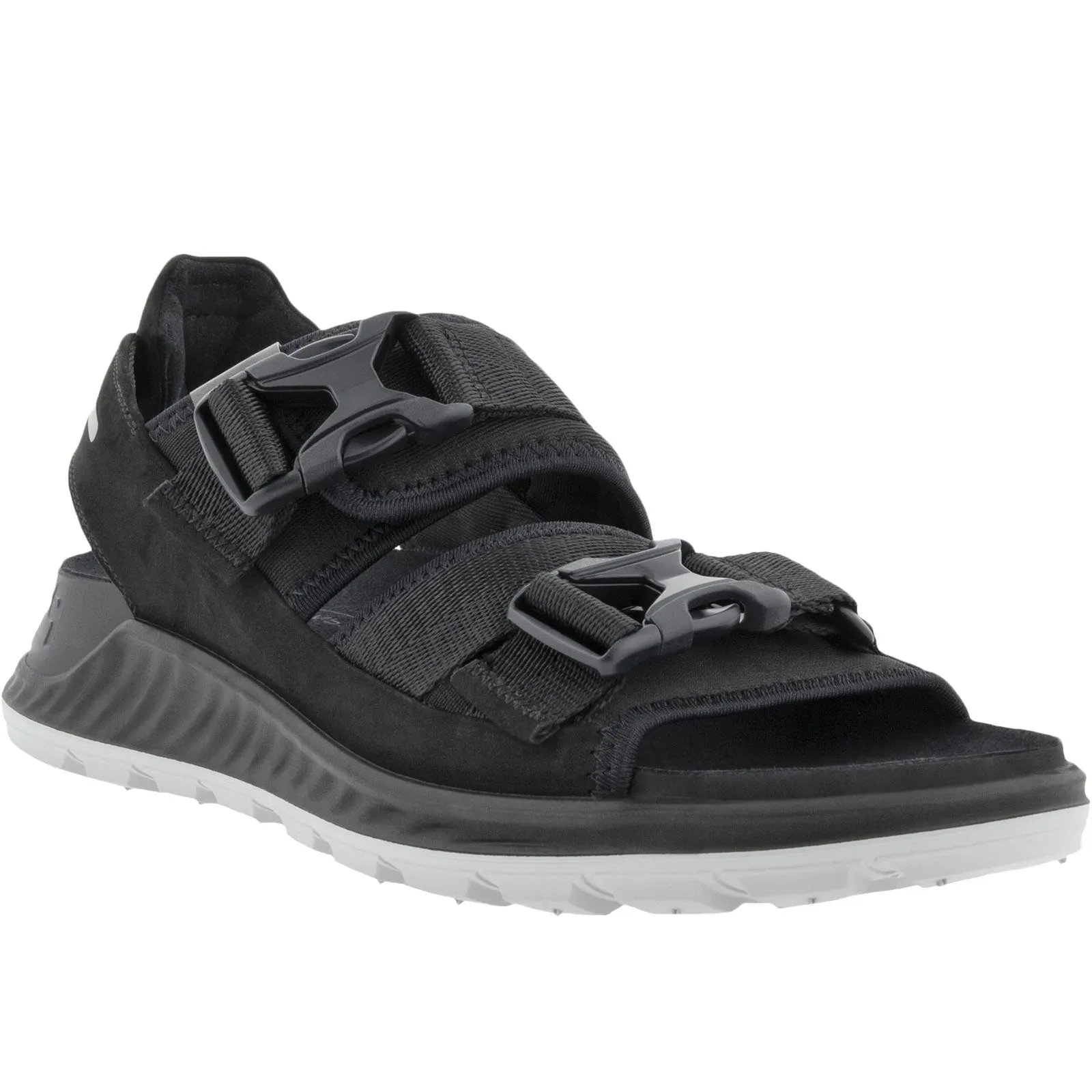 ECCO Mens Exowrap Walking Sandals - Black