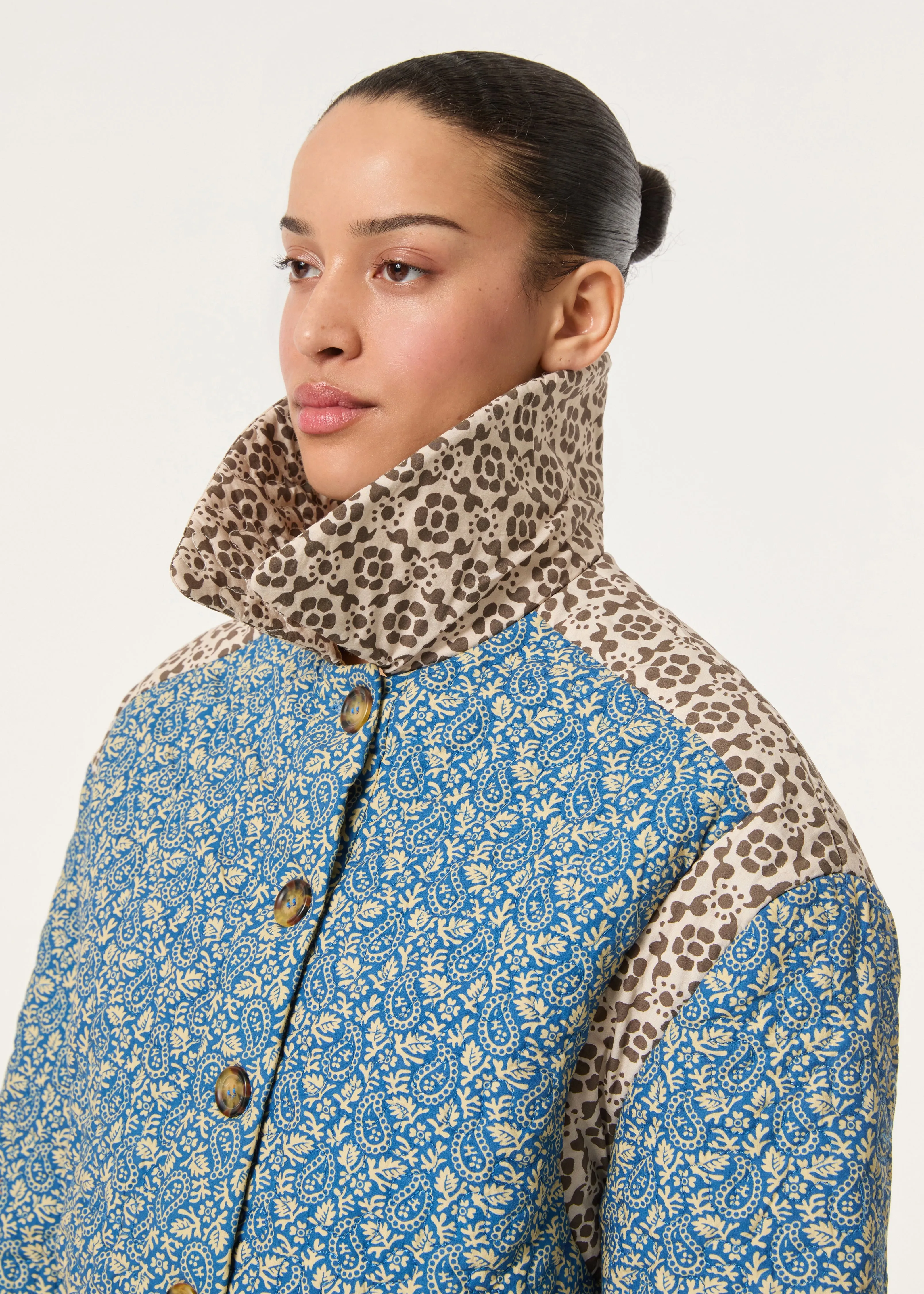 Emil Jacket | Blue Paisley Garden