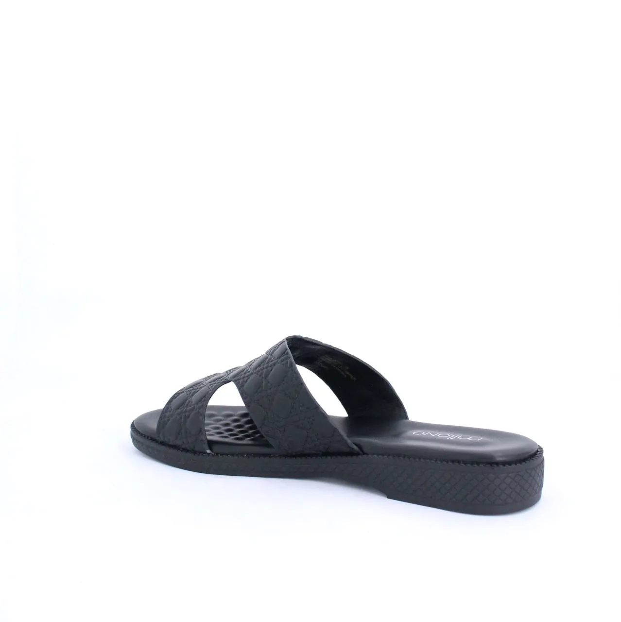 EMILIA SANDAL SLIDES - BLACK