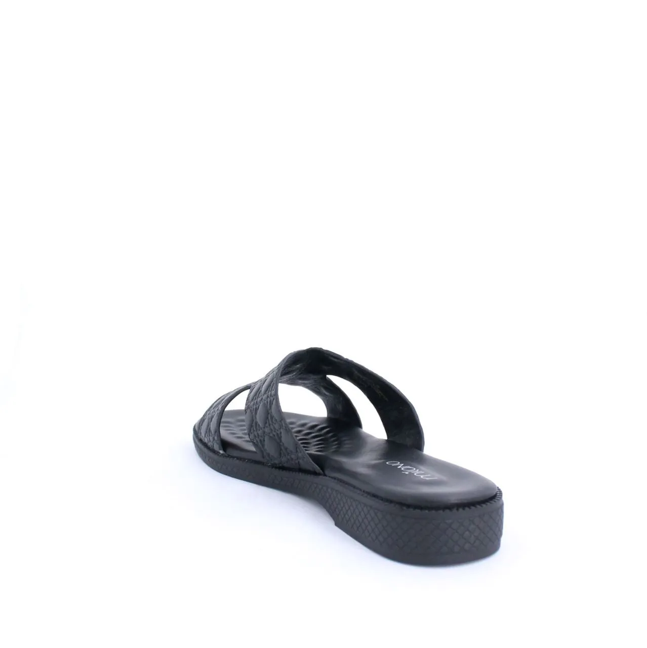 EMILIA SANDAL SLIDES - BLACK