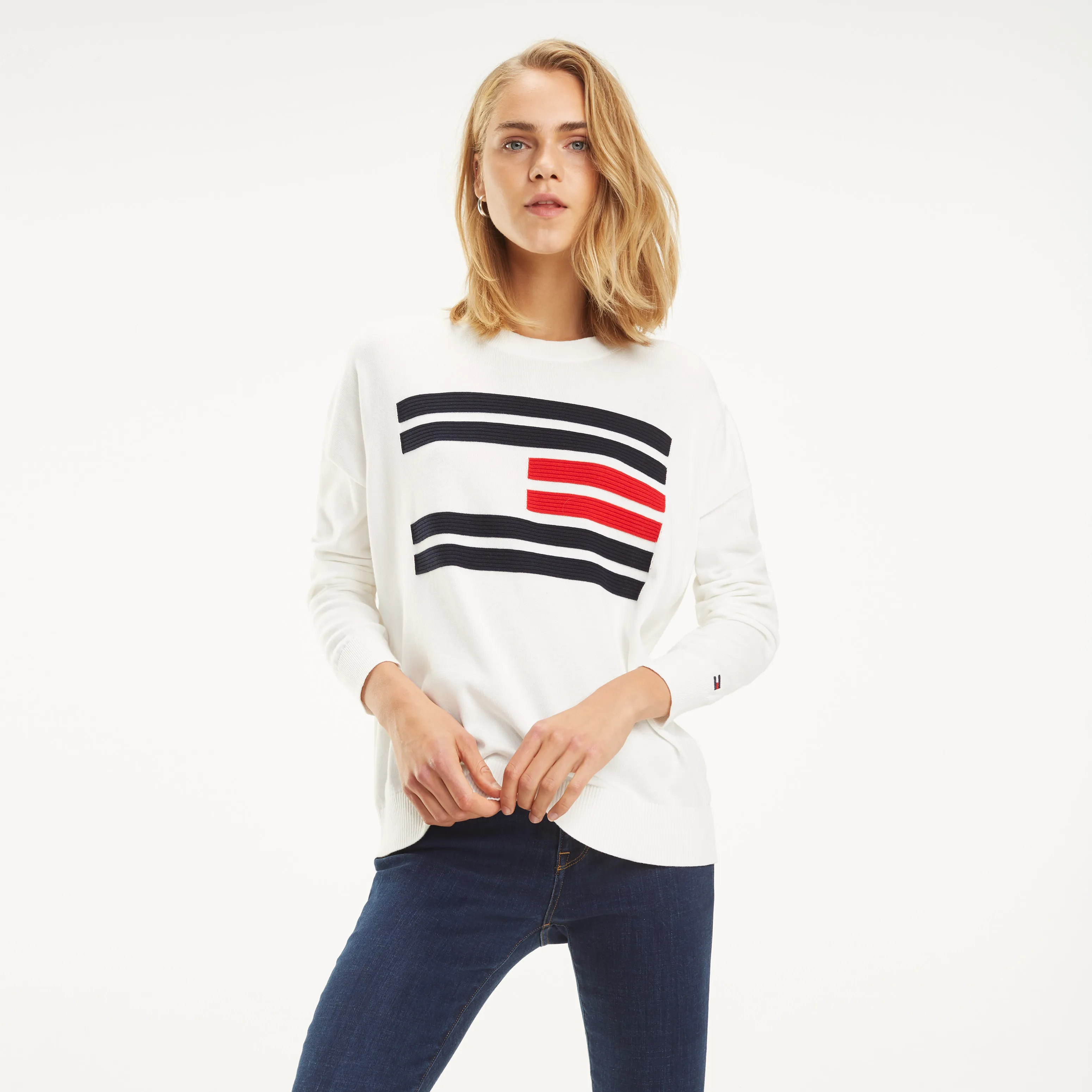 Essential Flag Design Jumper | Jumpers | Tommy Hilfiger