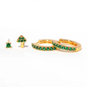 Everyday Emerald Earrings