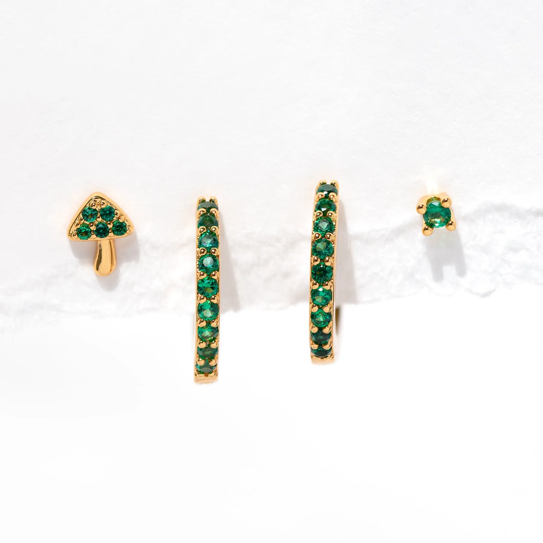 Everyday Emerald Earrings