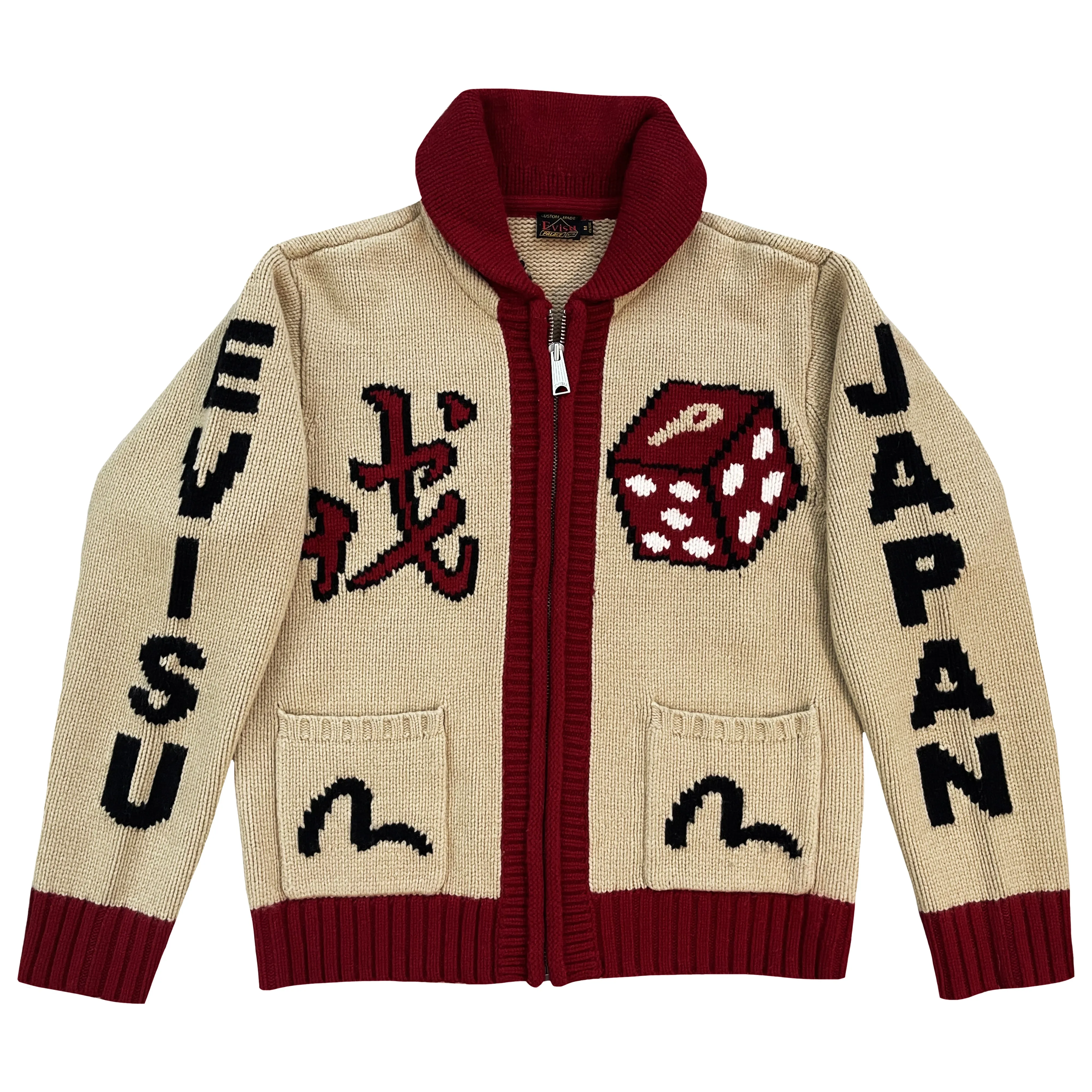 Evisu x Palace Dice Cowichan Knit - M