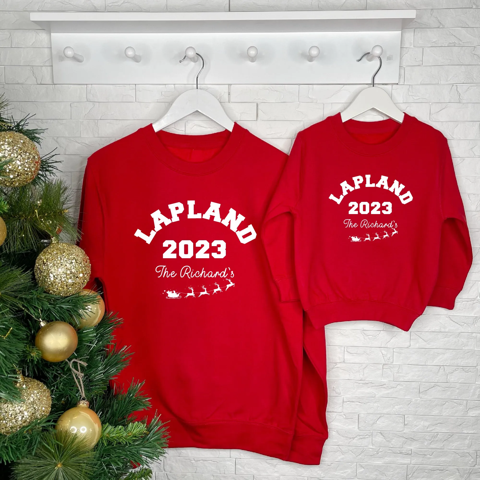 Family Lapland Matching Christmas Jumpers Set