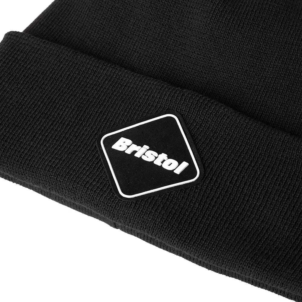 Black Coolmax Knit Cap with Emblem by F.C Real Bristol