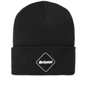 Black Coolmax Knit Cap with Emblem by F.C Real Bristol