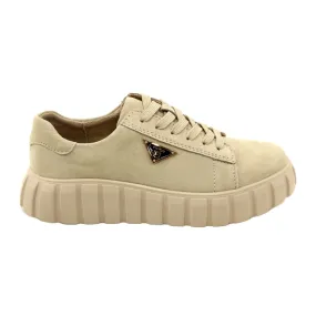 Filippo DP4138 suede leather sneakers beige