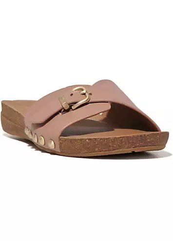 FitFlop iQushion Adjustable Buckle Slides | Grattan