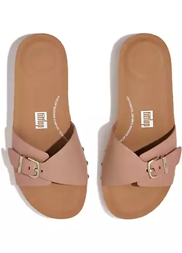 FitFlop iQushion Adjustable Buckle Slides | Grattan