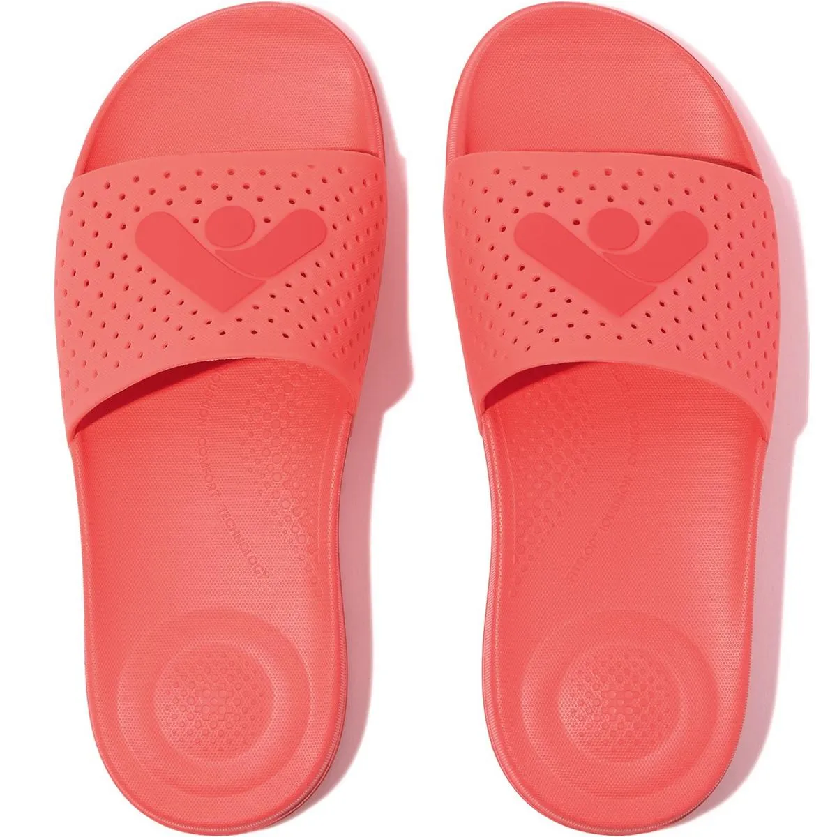 Fitflop iQushion Arrow Slides Rosy Coral