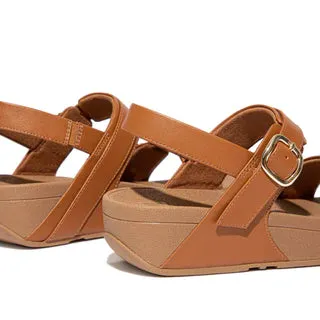 FITFLOP  Lulu Adjustable Leather Back-Strap Sandals - Light Tan