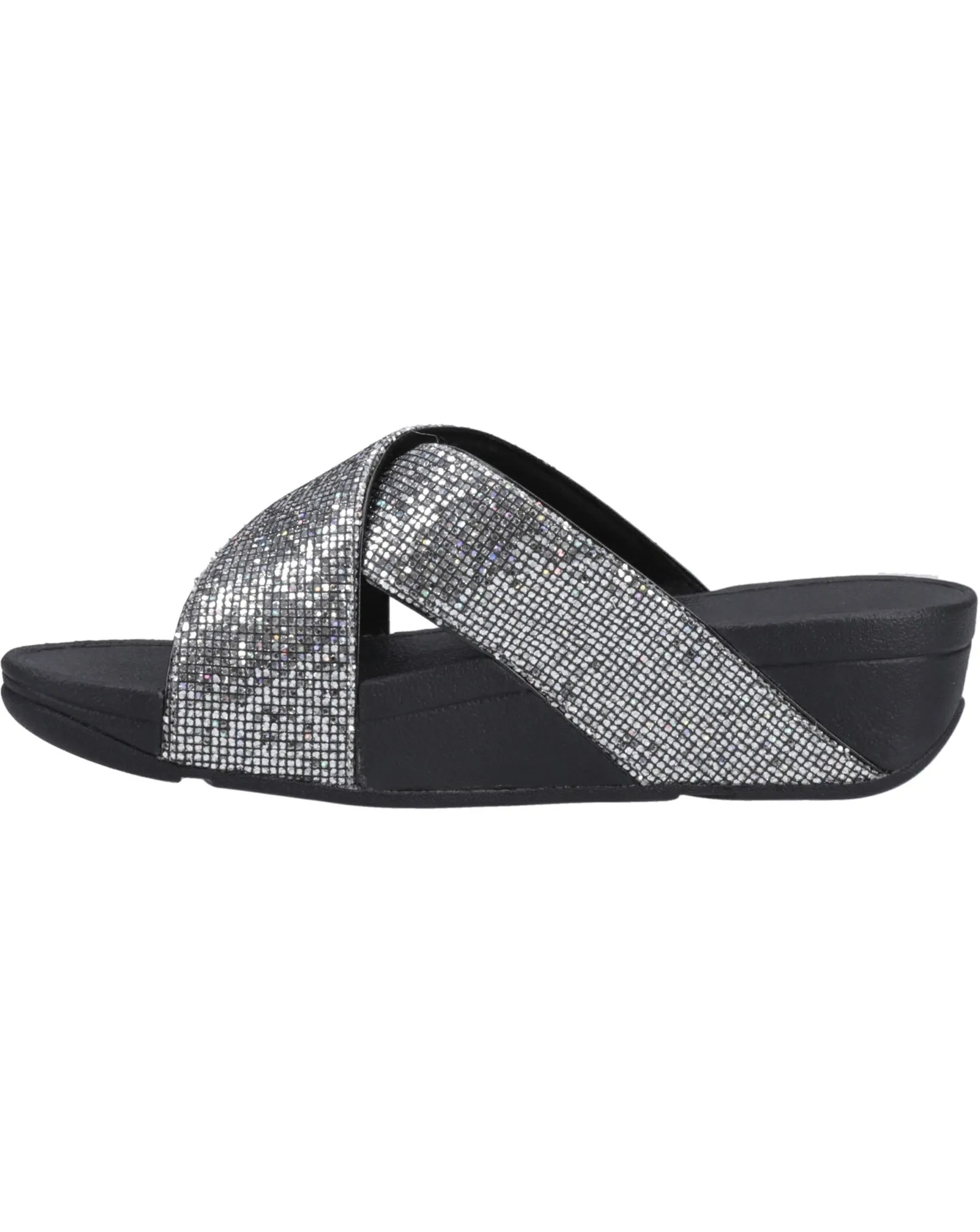 Fitflop Lulu Glitterball Cross Slides