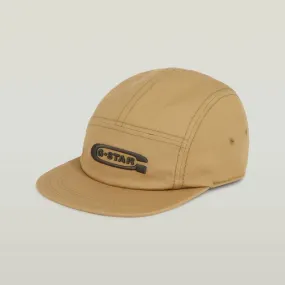 Flat Brim 5 Panel Cap