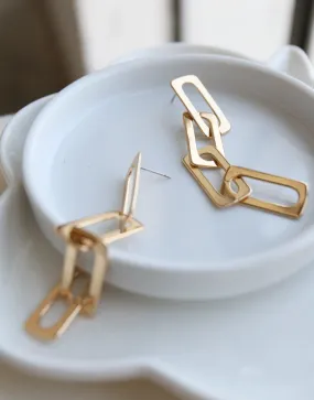 Flat Chain Earrings