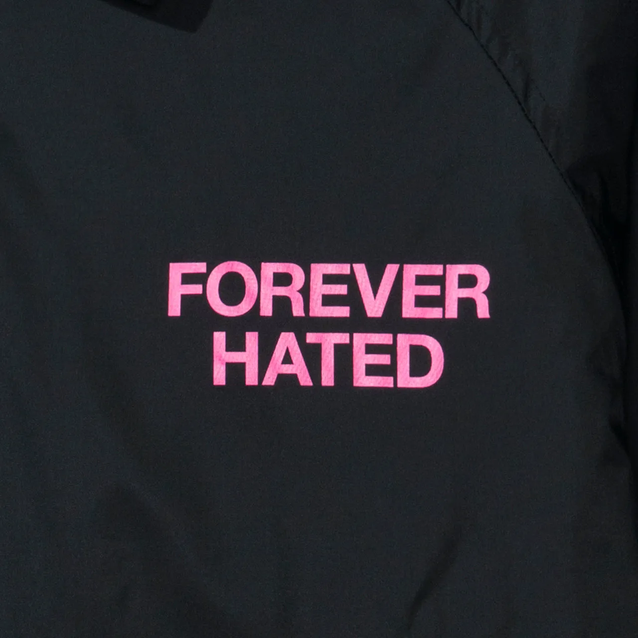 Forever Hated Black Coach Jacket