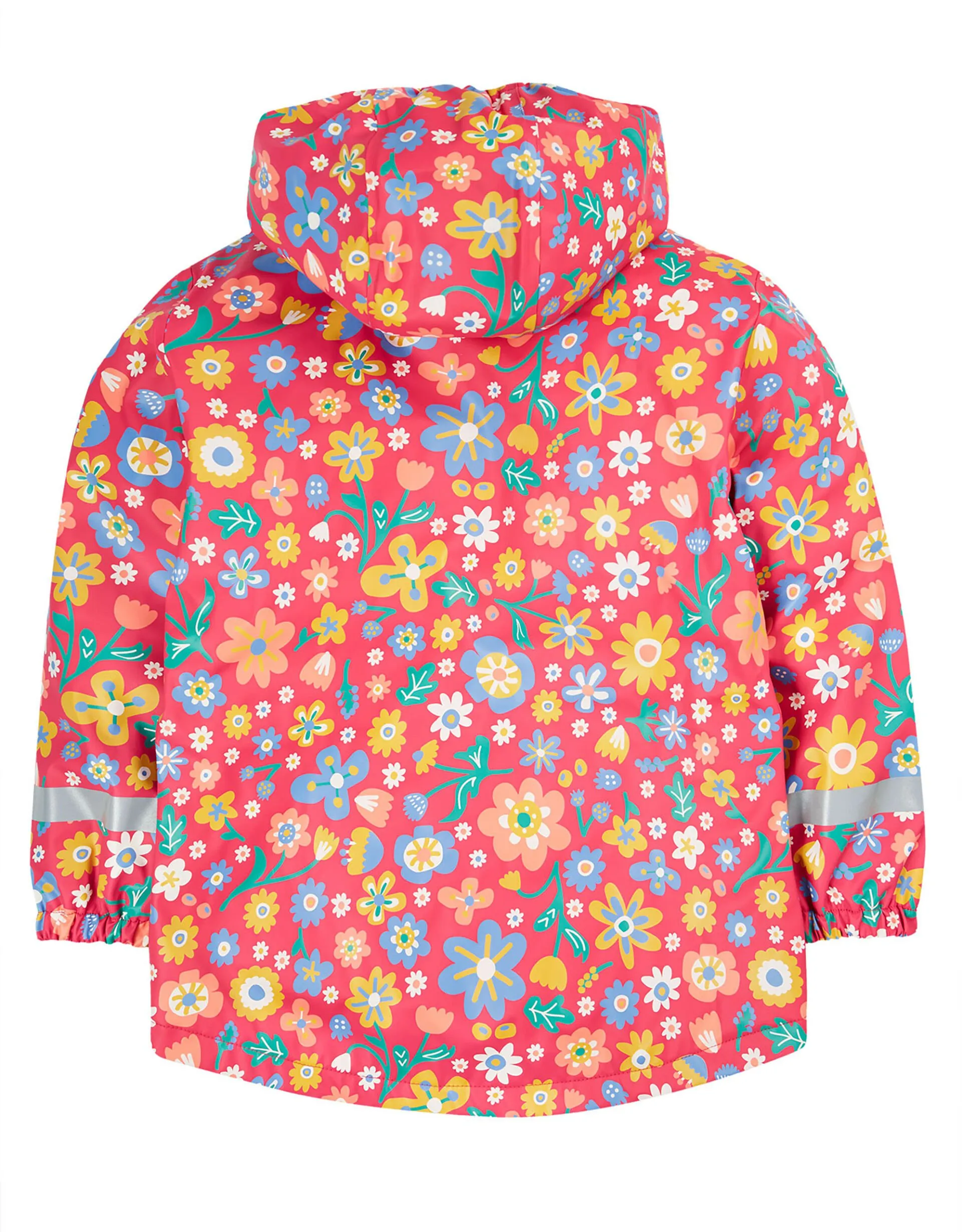 Pink Floral Waterproof Coat