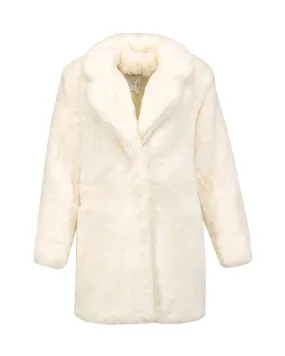 Fur coat MAISON R&C CHIARA CHIARA-craie