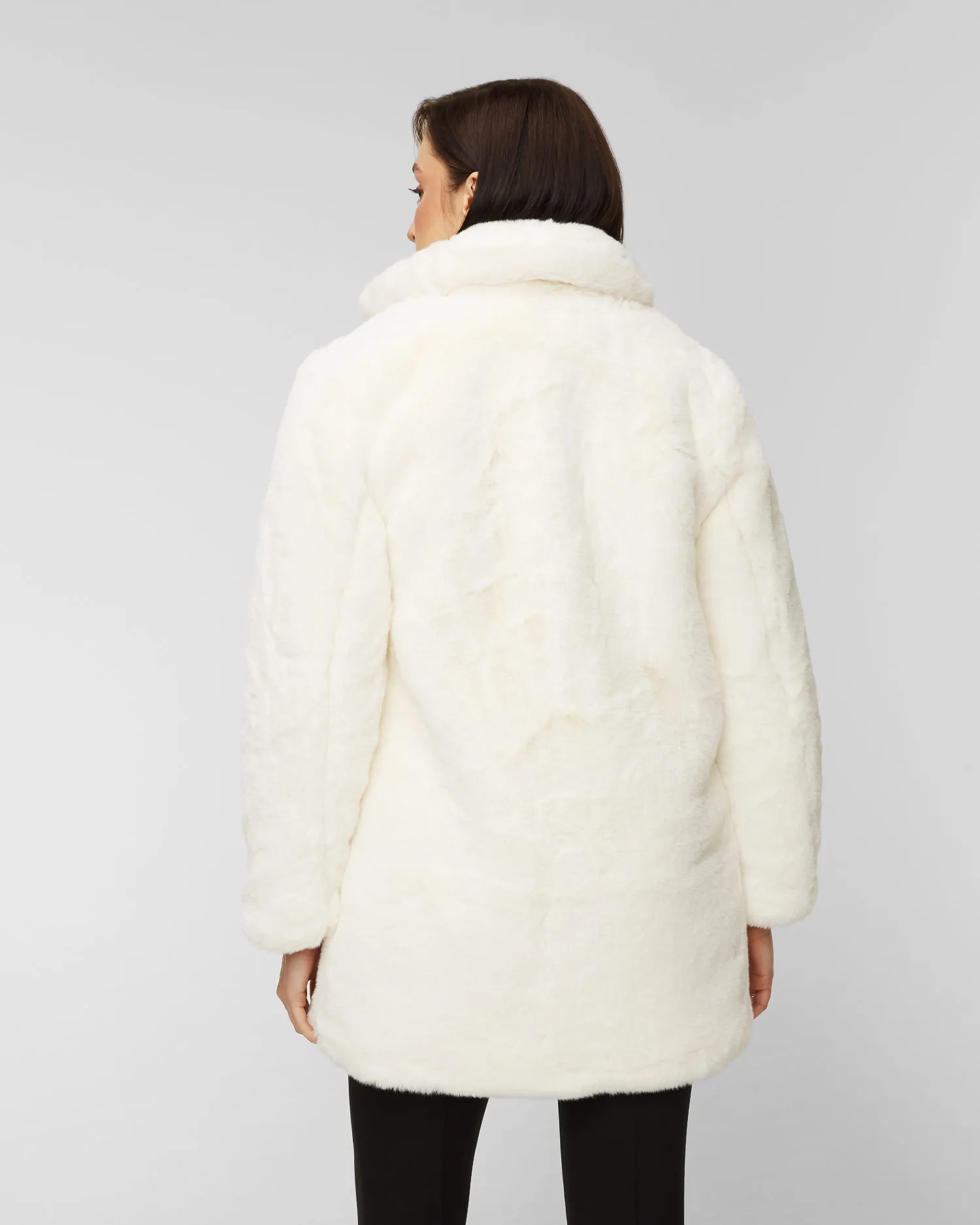 Fur coat MAISON R&C CHIARA CHIARA-craie