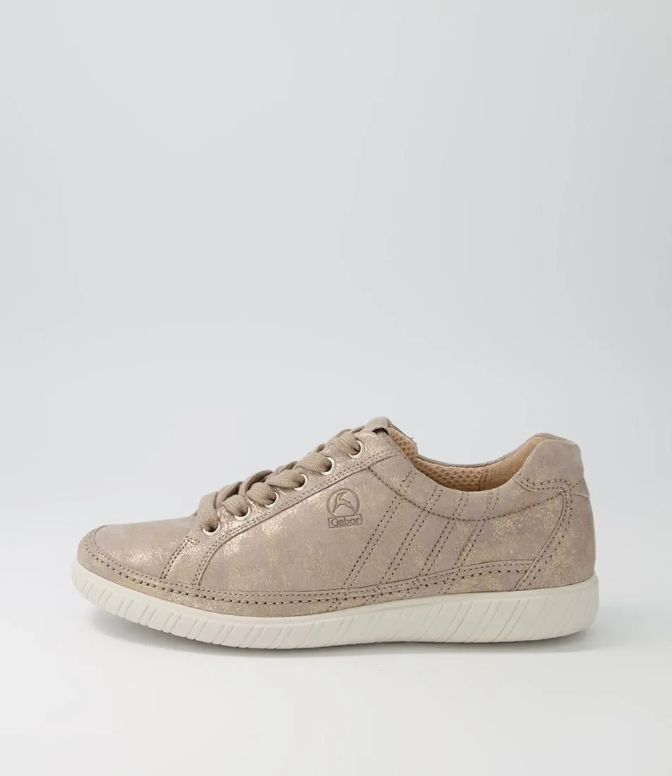 GABOR Fenja Muschel Suede Sneakers