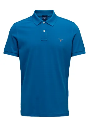 GANT Piqué S/S Polo Regular Nautical Blue