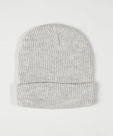 Gant Rugger Rib Knit Hat Grey Melange