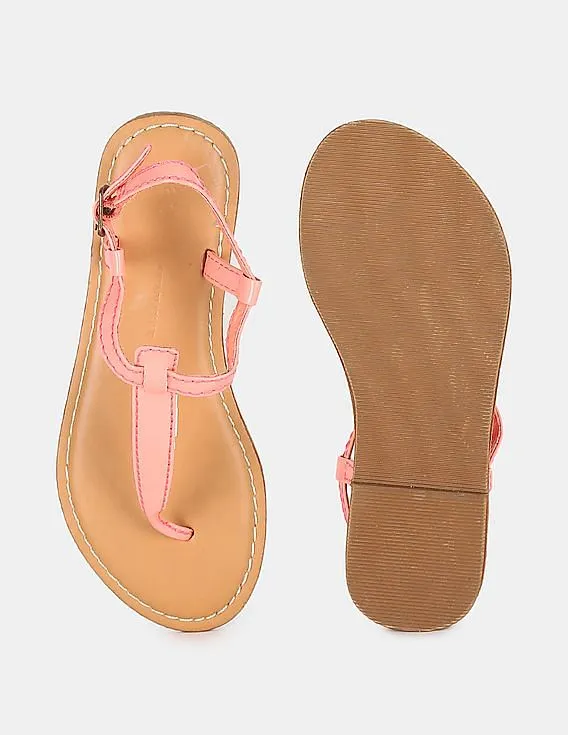 GAP Girls Coral T-Strap Sandals