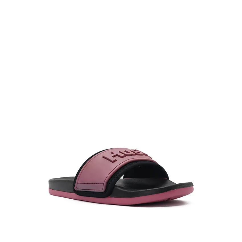 Gaynor Slide Women's Sandals - Mauve Black Neoprene - Shop Now