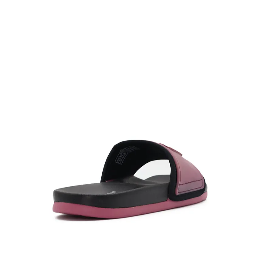 Gaynor Slide Women's Sandals - Mauve Black Neoprene - Shop Now