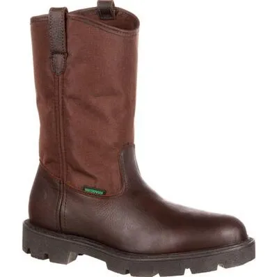 GEORGIA BOOT HOMELAND WATERPROOF WELLINGTON WORK BOOT 9M