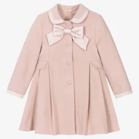 Pink Wool & Satin Coat