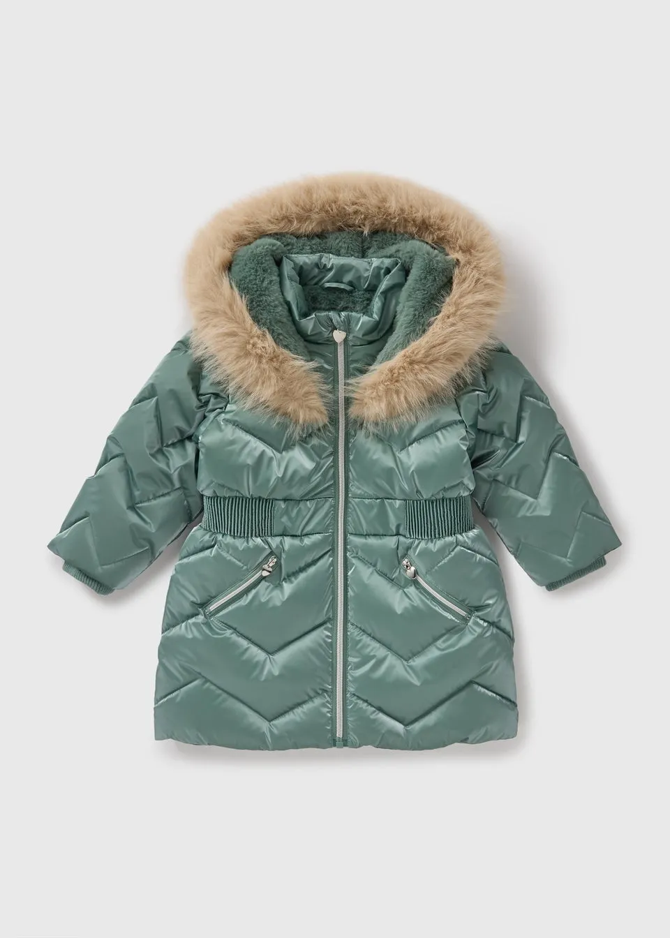 Teal Padded School Coat (1-7yrs)