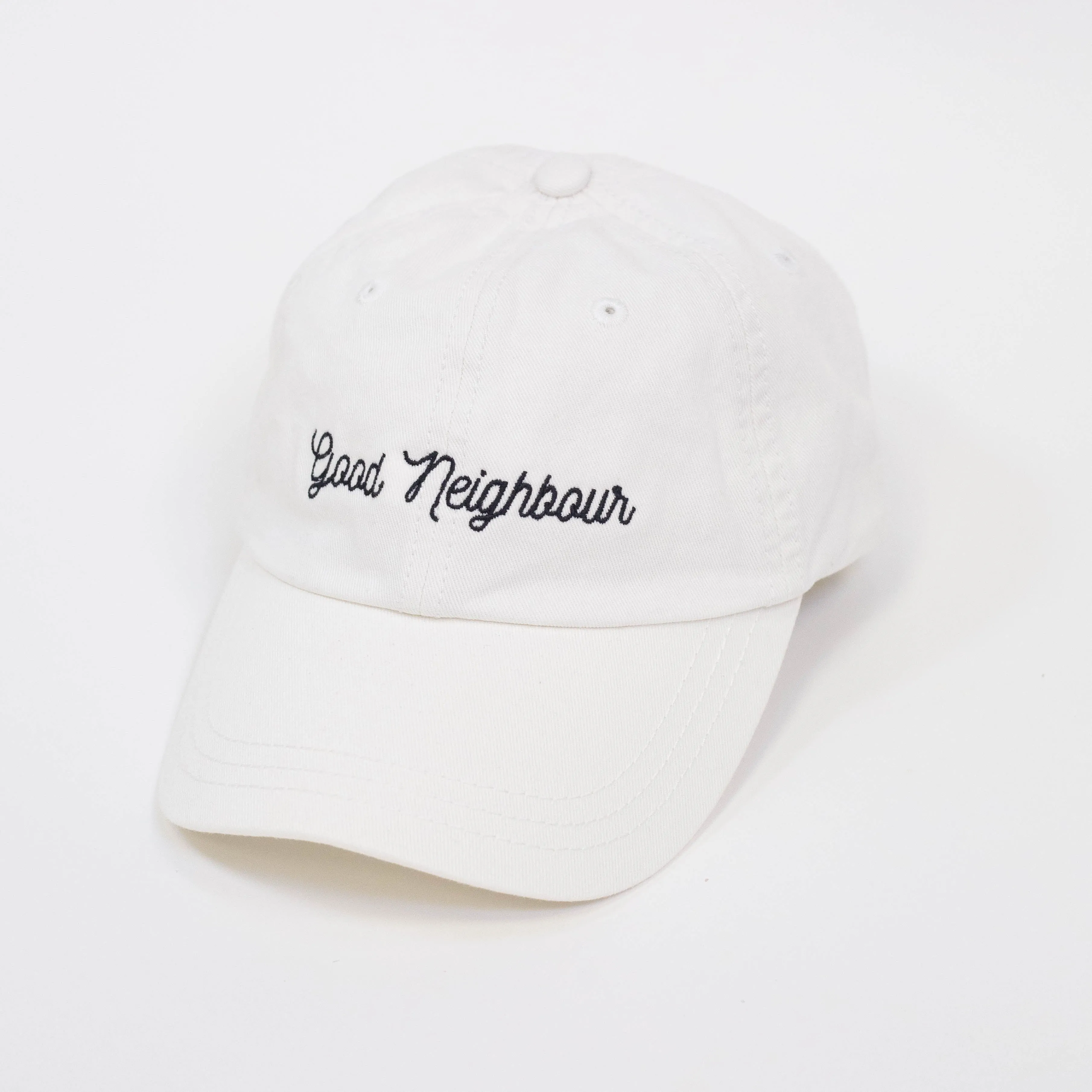 Good Neighbour Dad Hat (White)